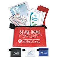 11 Pcs Antiseptic and Protective First Aid in Zipper Pouch